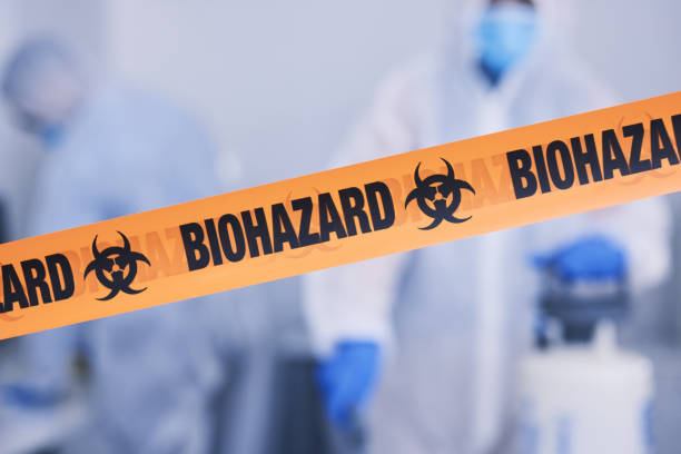 Professional Biohazard Cleanup technician working in Thorndale, TX